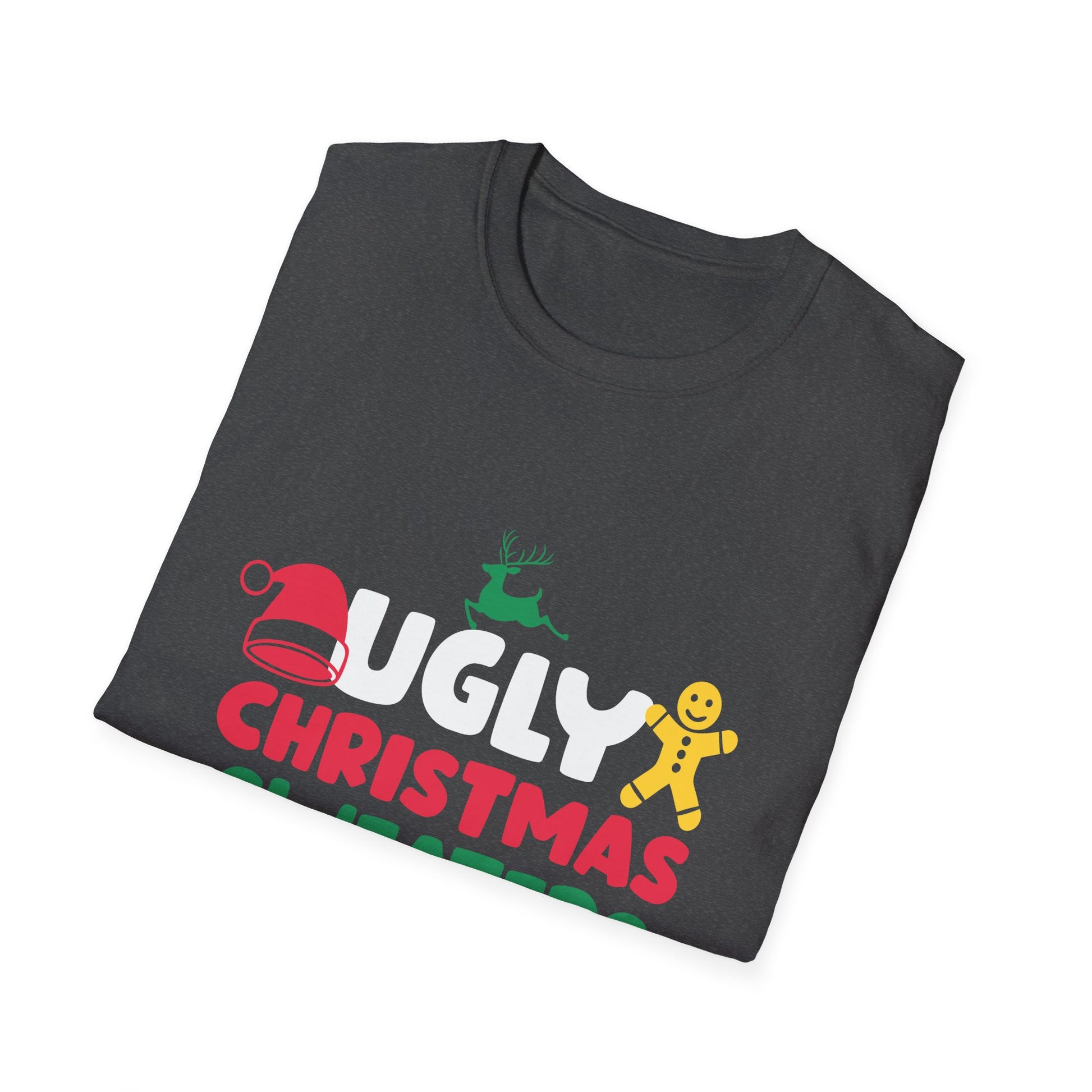 Funny Christmas T-Shirt — "Ugly Christmas Sweaters Are Hot and Overrated" Holiday Tee