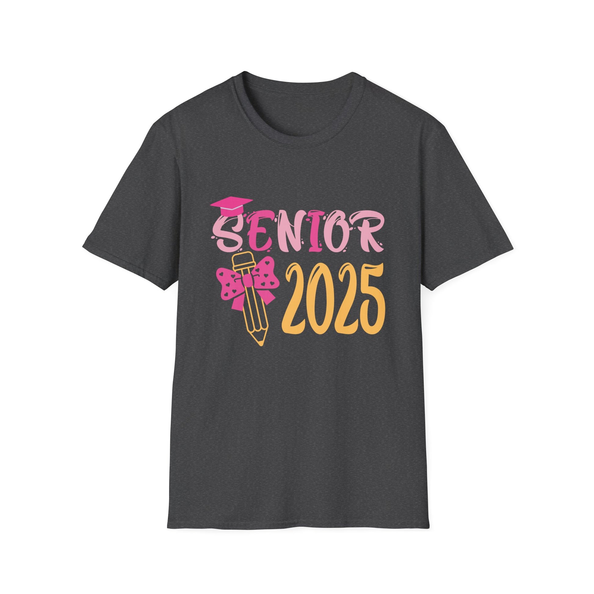 Senior 2025 Coquette Pink Bow Class of 2025 Unisex T-Shirt