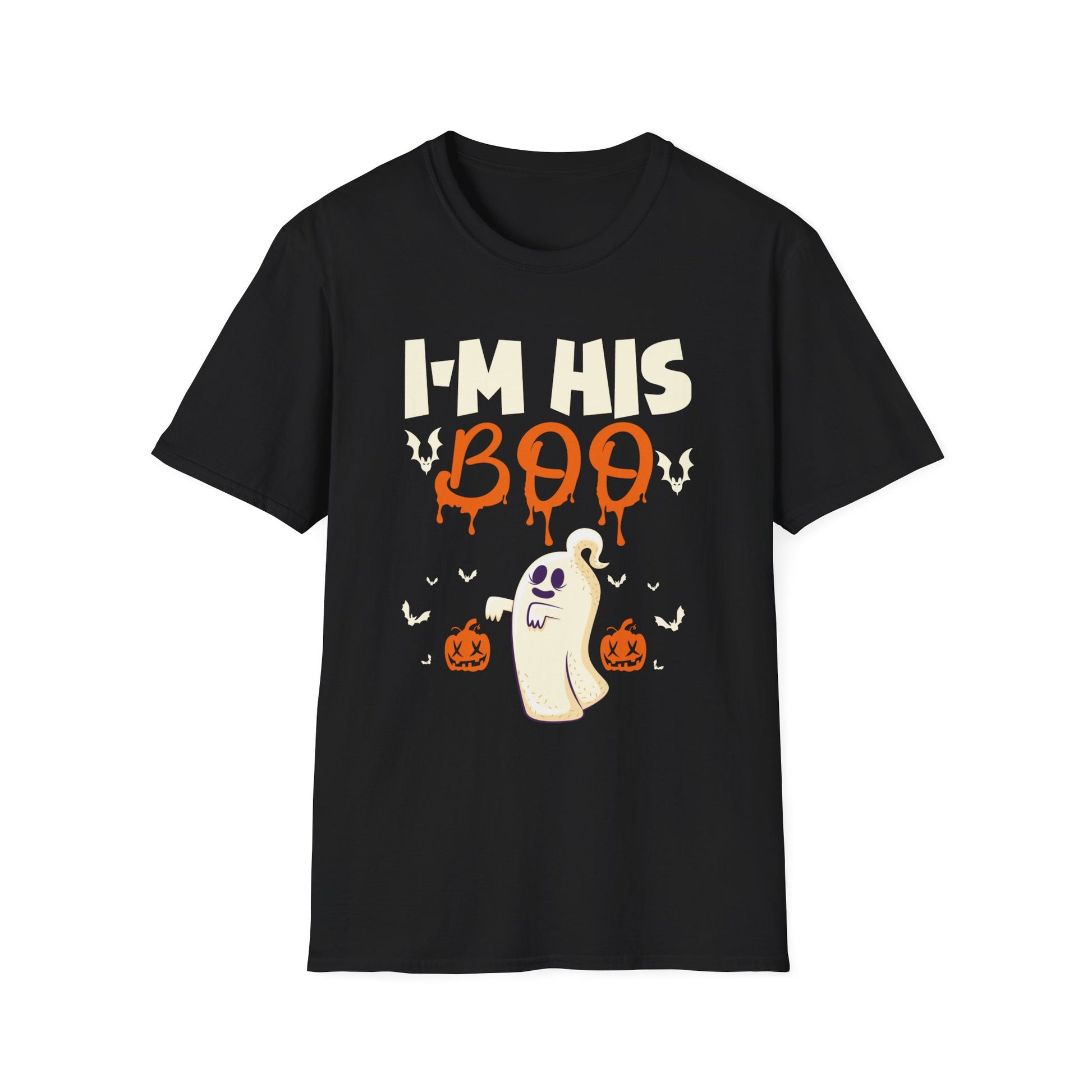 'M His Boo - Halloween Costume - Halloween TeeUnisex Softstyle T-Shirt