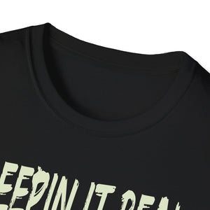 Creepin It Real_ Halloween Costume_ Halloween Pun Tee Unisex Softstyle T-Shirt