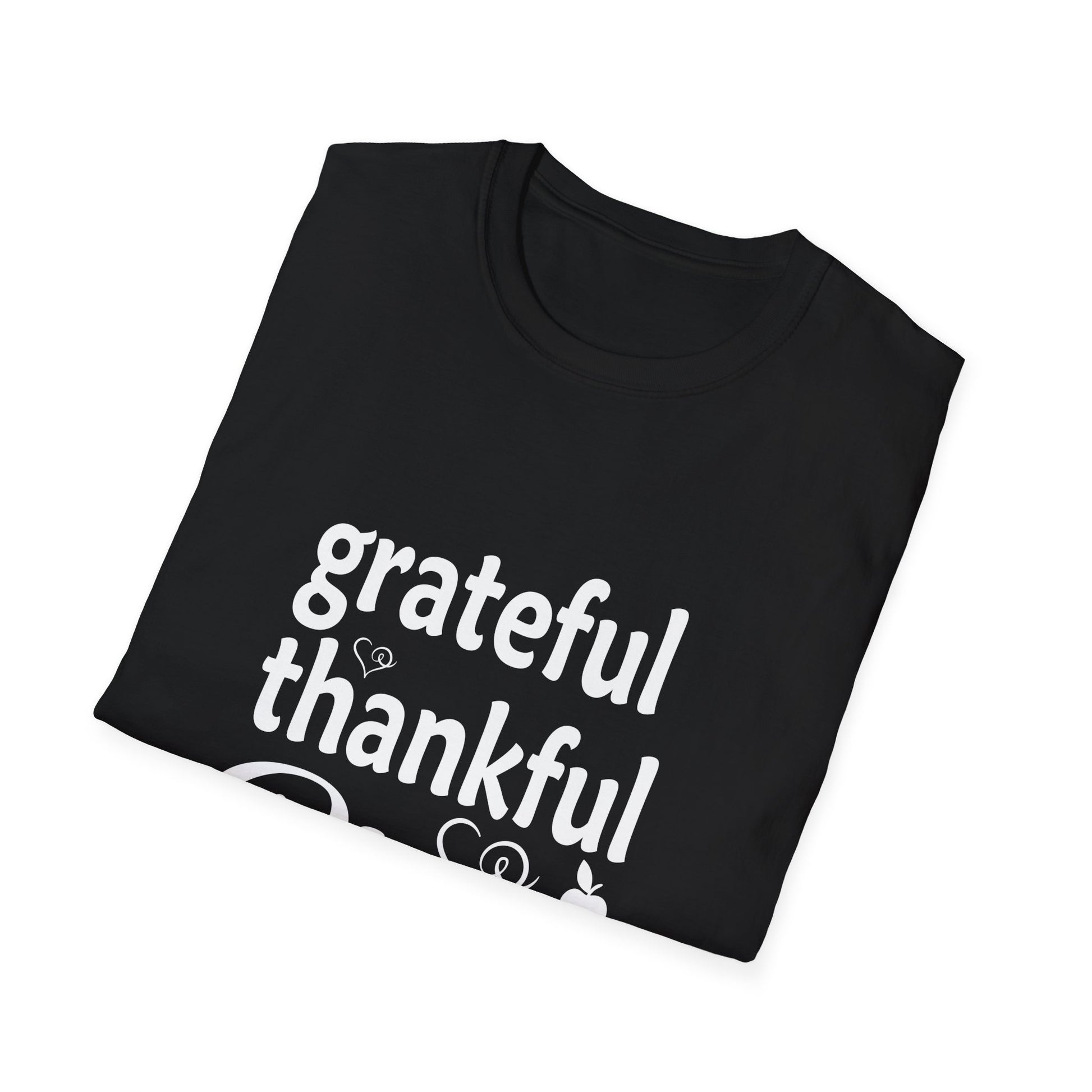 Grateful Thankful Blessed T-Shirt — Inspirational Faith Tee