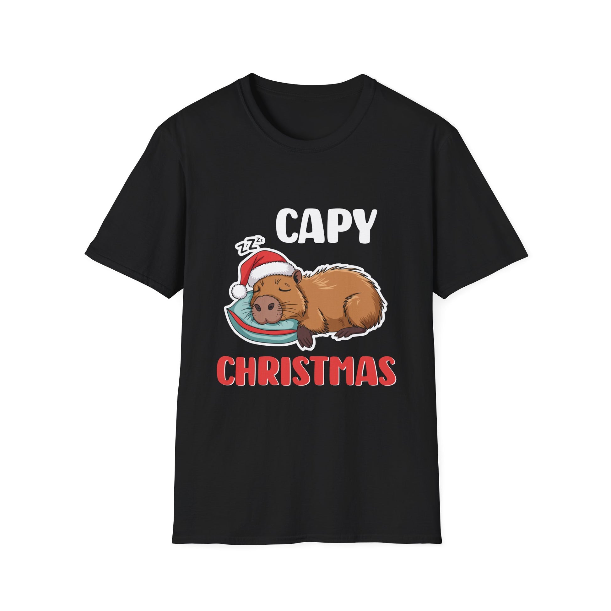 Capybara Christmas Unisex T-Shirt