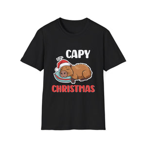 Capybara Christmas Unisex T-Shirt