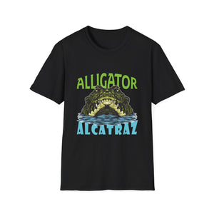 Alligator Alcatraz T-Shirt — Funny Gator Prison Graphic Tee