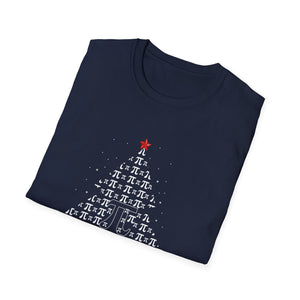 Funny Pi Christmas Tree Math T-Shirt Unisex T-Shirt