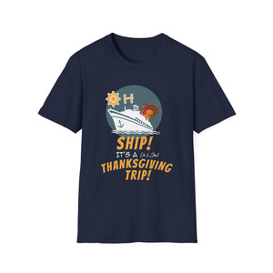 Thanksgiving Cruise T-Shirt - Unisex Softstyle Tee for Holiday Adventures  Unisex T-Shirt