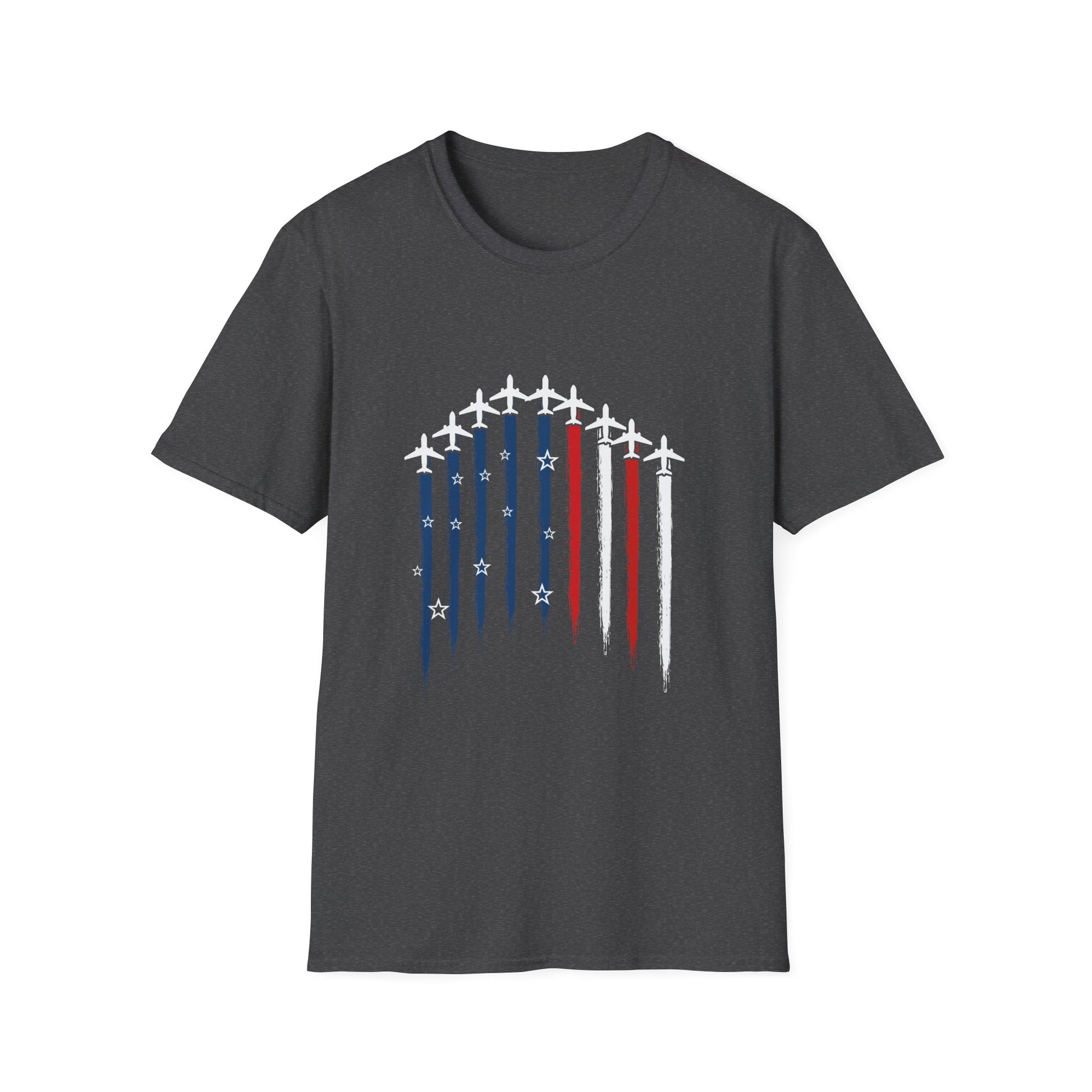 Patriotic Airplane Flag T-Shirt