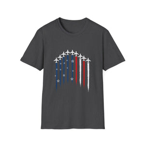 Patriotic Airplane Flag T-Shirt