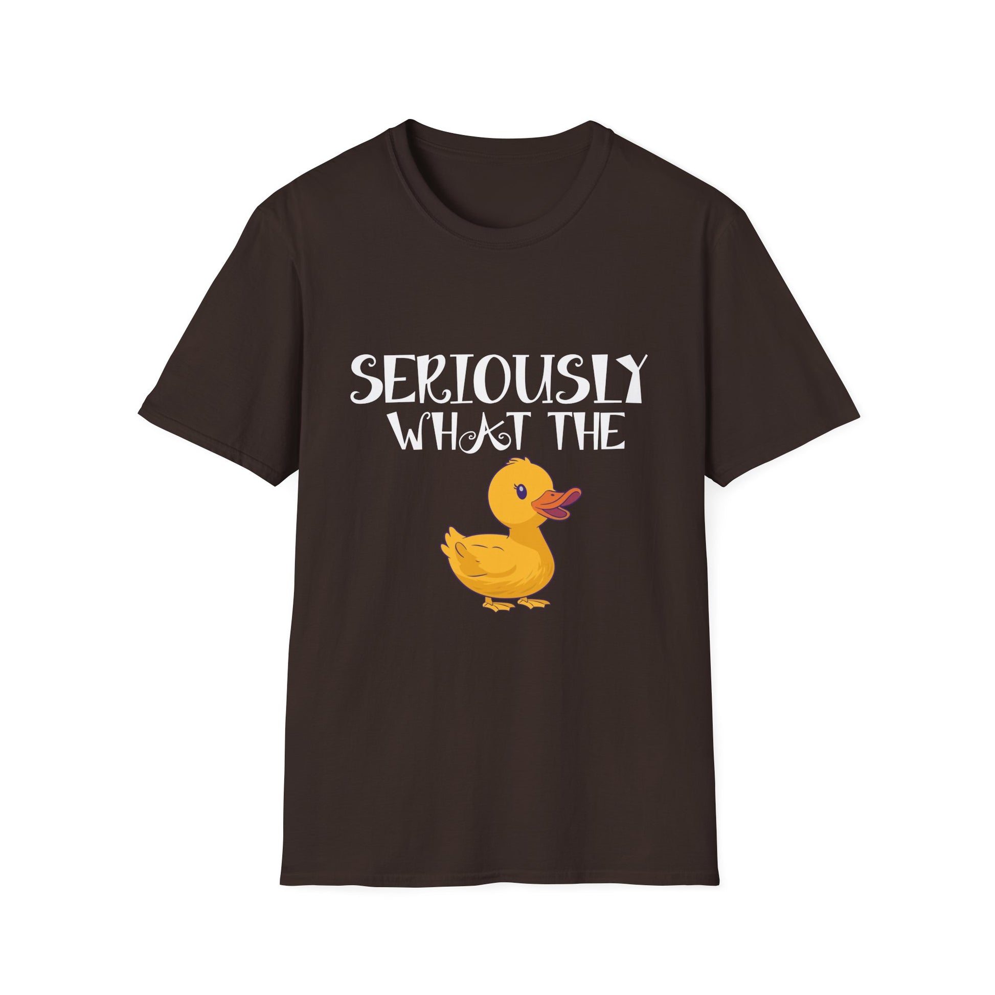 Seriously What The Duck T-Shirt – Funny Rubber Duck Graphic Tee