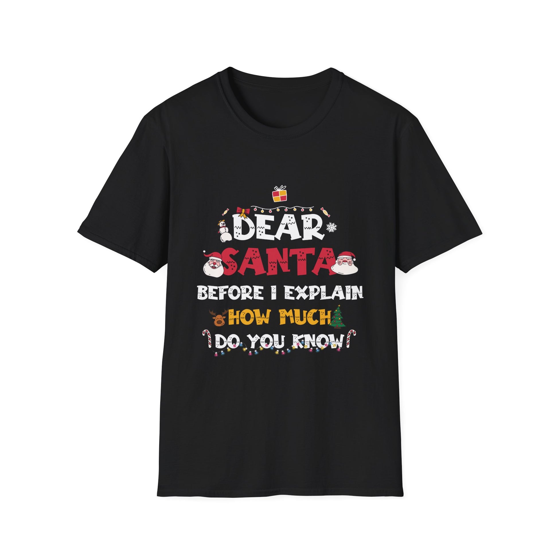 Dear Santa I Can Explain Funny Christmas Shirts Kids Adults T-Shirt