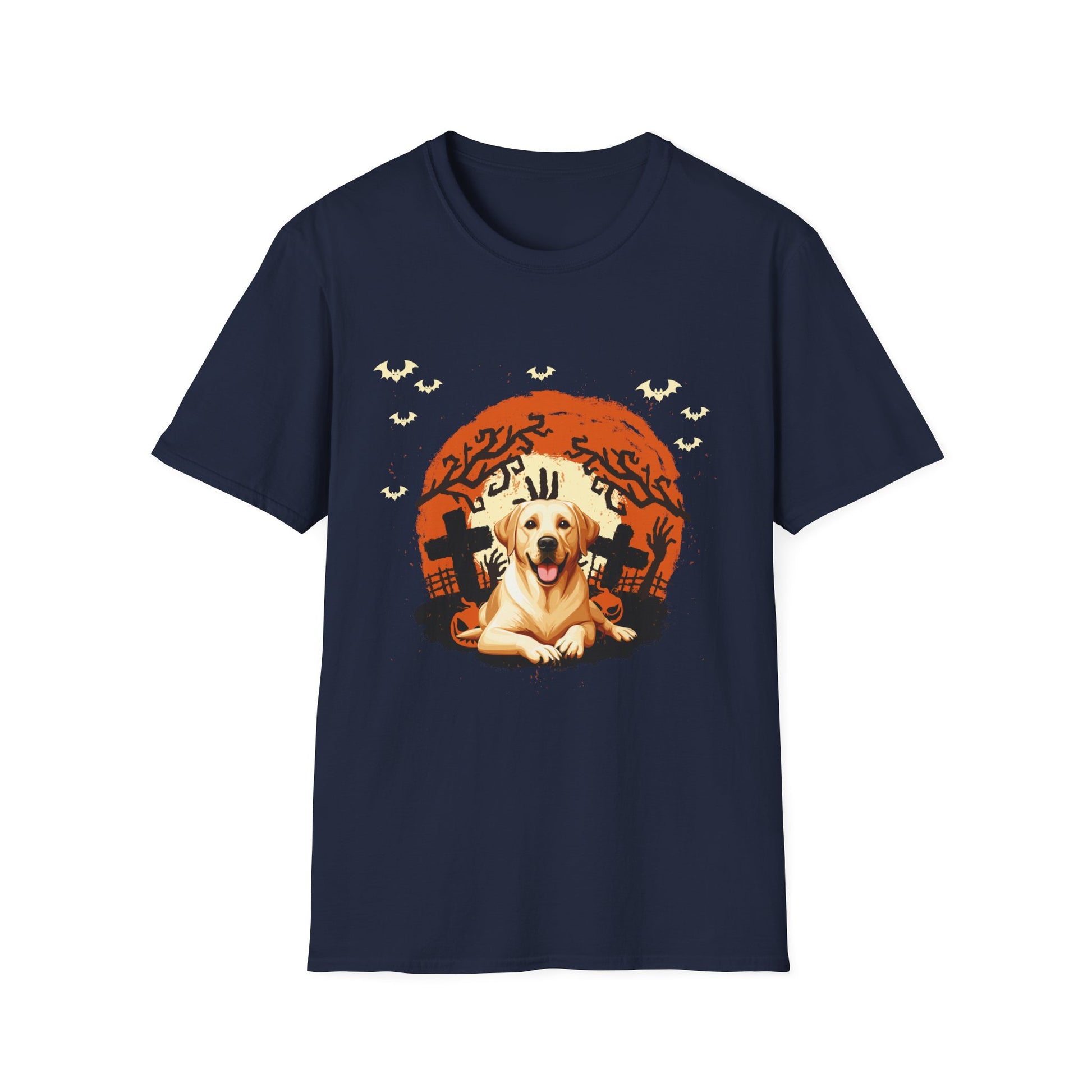 Funny Halloween Dog tee Golden Retrievers Halloween Tee