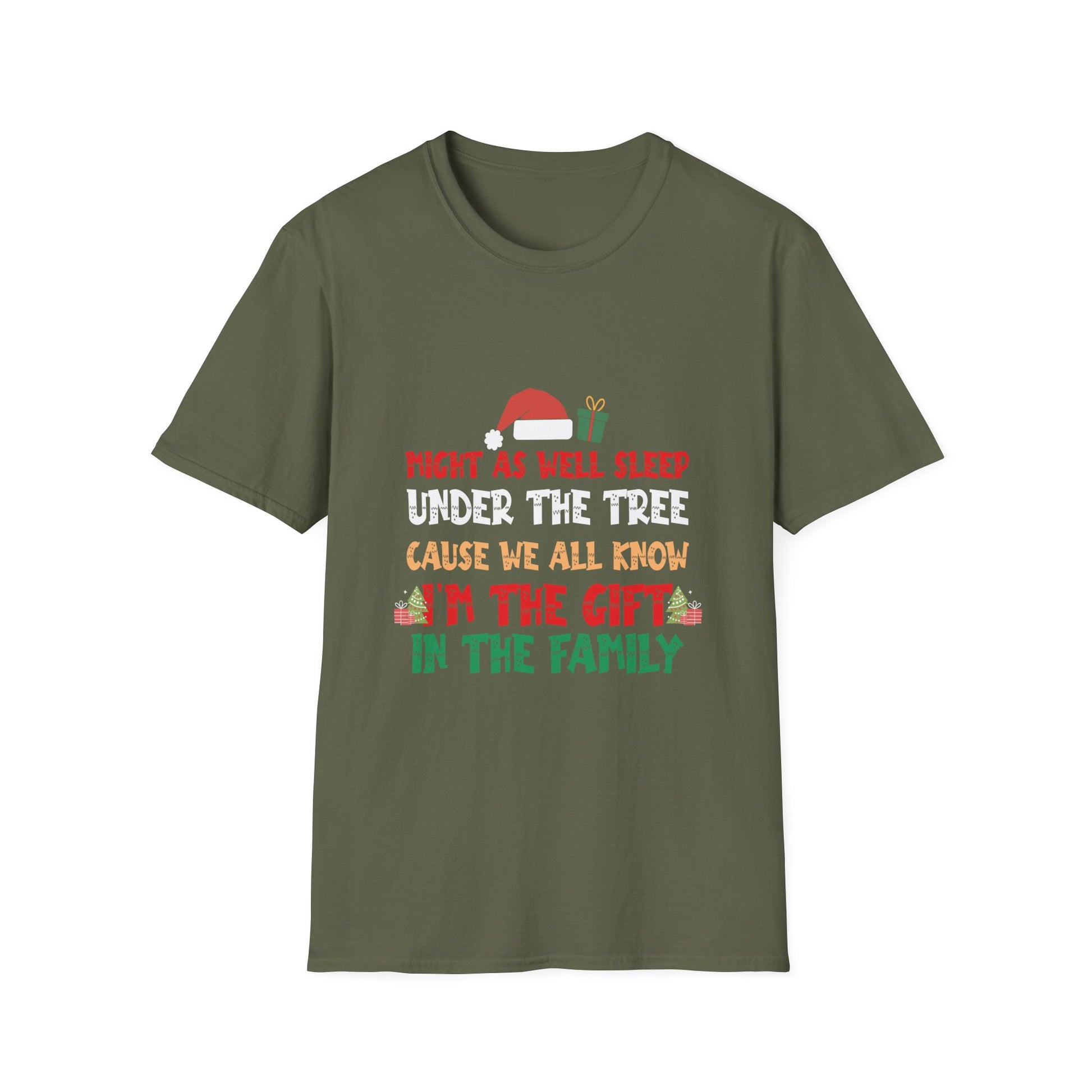 Funny Christmas Kids Girls Boys Christmas Pajamas Christmas Unisex Softstyle T-Shirt