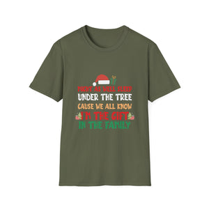 Funny Christmas Kids Girls Boys Christmas Pajamas Christmas Unisex Softstyle T-Shirt