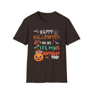 Halloween Birthday T-Shirt – “Happy Halloween and Yes It’s My Birthday Too!”