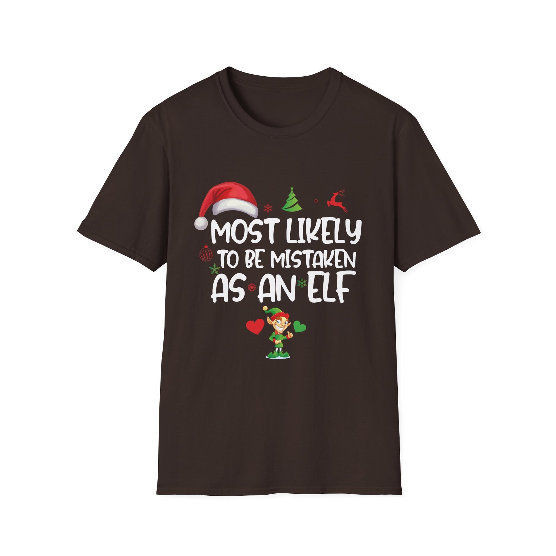 Most Likely To Be Mistaken As An Elf Family Christmas T-Shirt