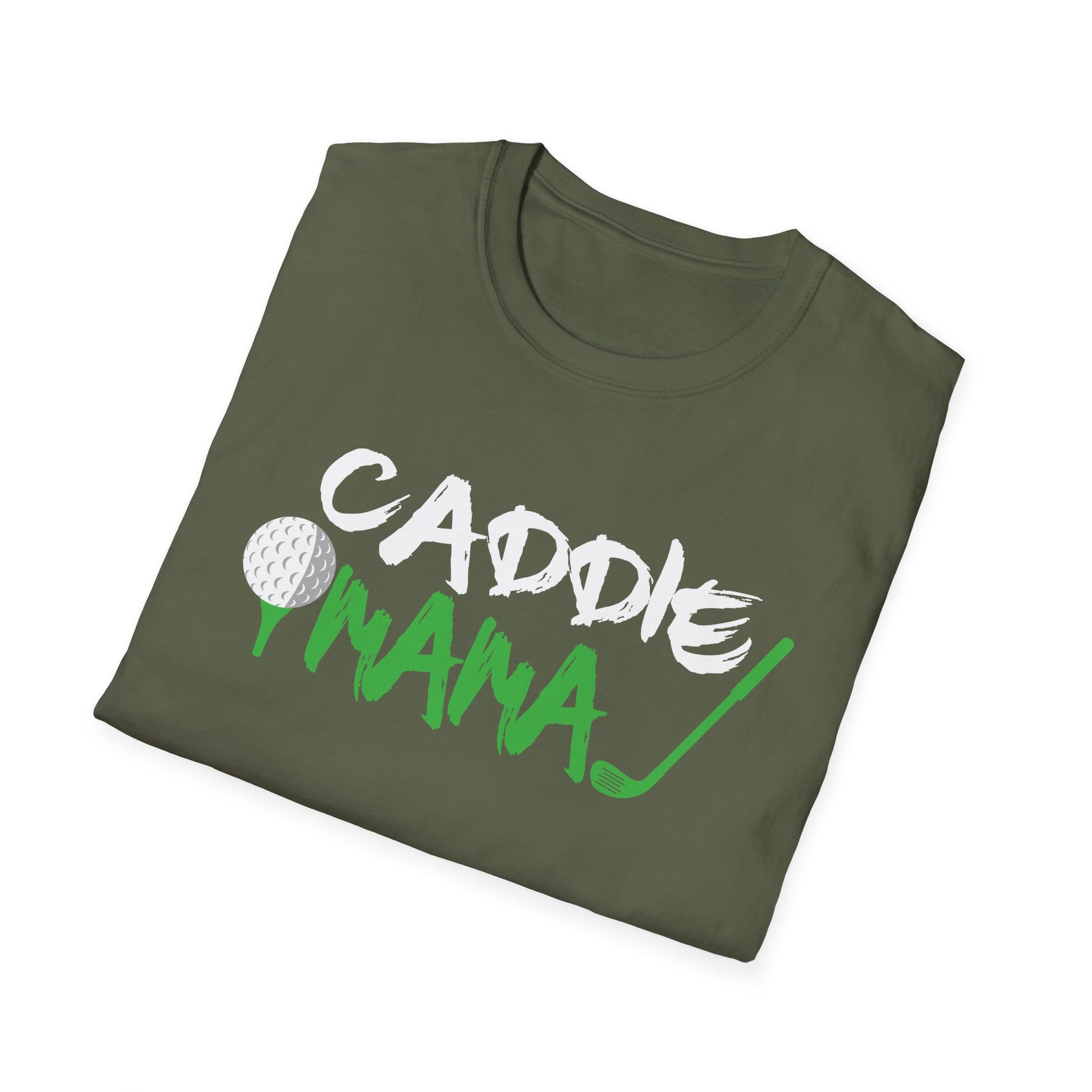 Caddie Mama Golf T-Shirt — "Caddie Mama" Graphic Tee for Golf Moms