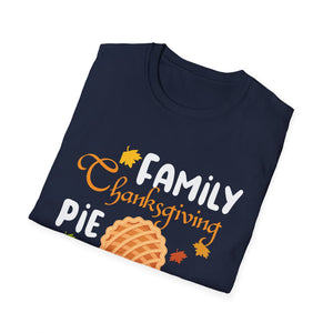 Thanksgiving Pie Softball Family T-Shirt