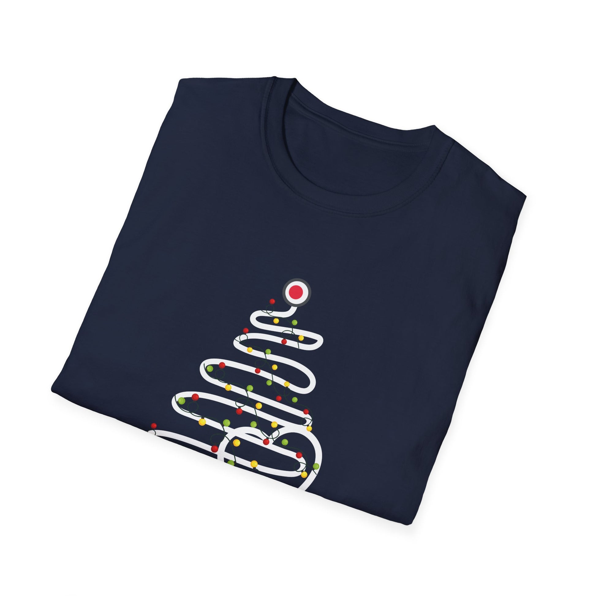 Christmas Tree Lights T-Shirt — Merry Christmas Holiday Tee