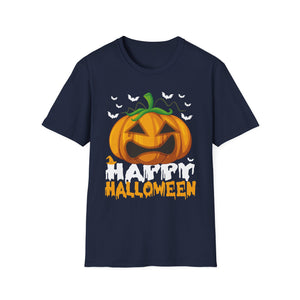 Happy Halloween Scary Pumpkin Halloween Costume Ghost TeeUnisex Softstyle T-Shirt