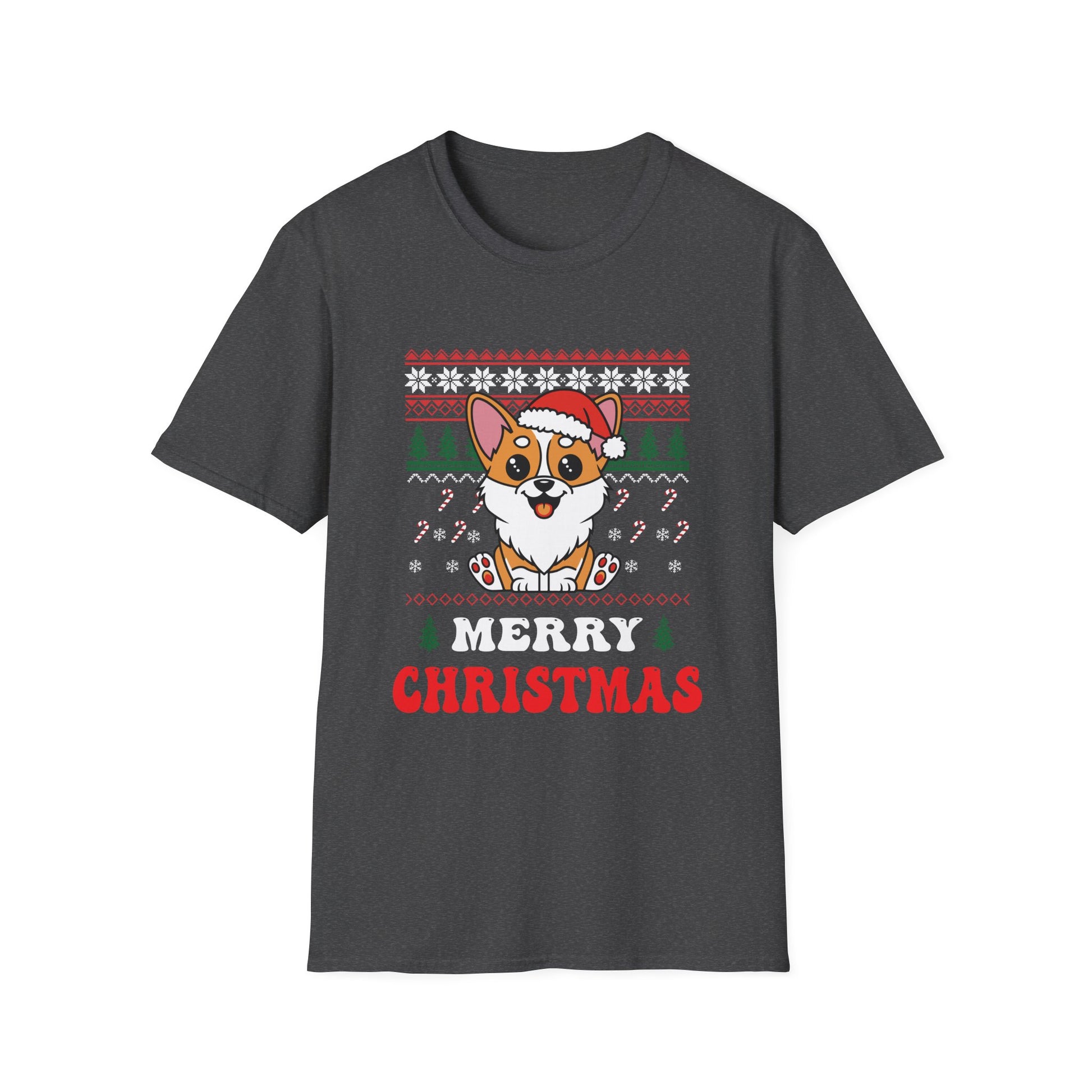 Christmas Corgi T-Shirt — Merry Christmas Holiday Dog Tee