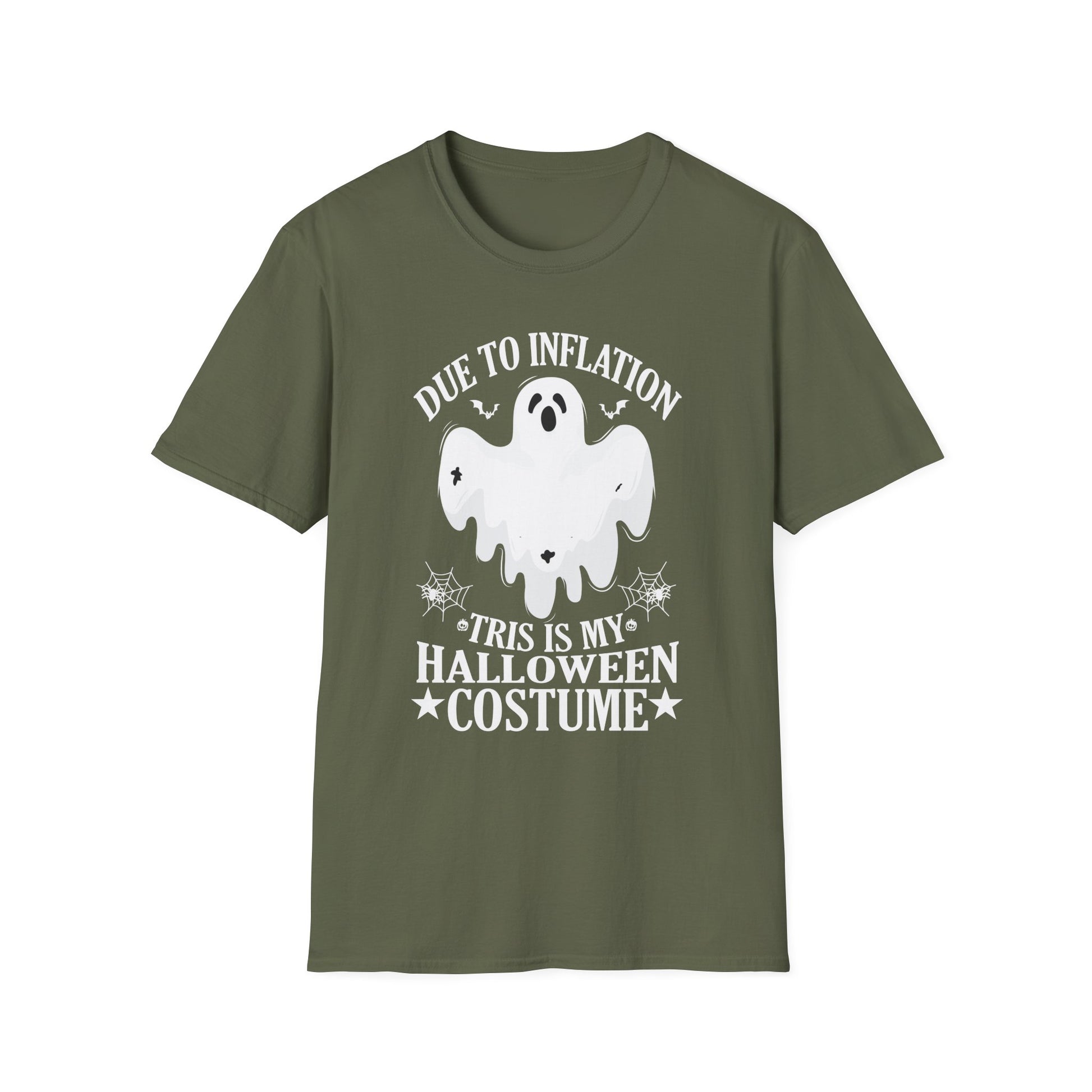 Due To Inflation This Is My Halloween Costume Cute Halloween TeeUnisex Softstyle T-Shirt