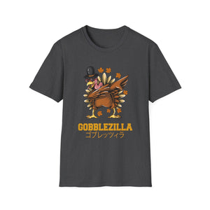 Gobblezilla Turkey T-Shirt — Funny Thanksgiving Turkey Graphic Tee