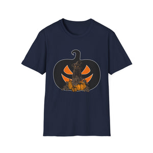 Halloween Black Cat for Cat Lover - Halloween Tee Unisex Softstyle T-Shirt