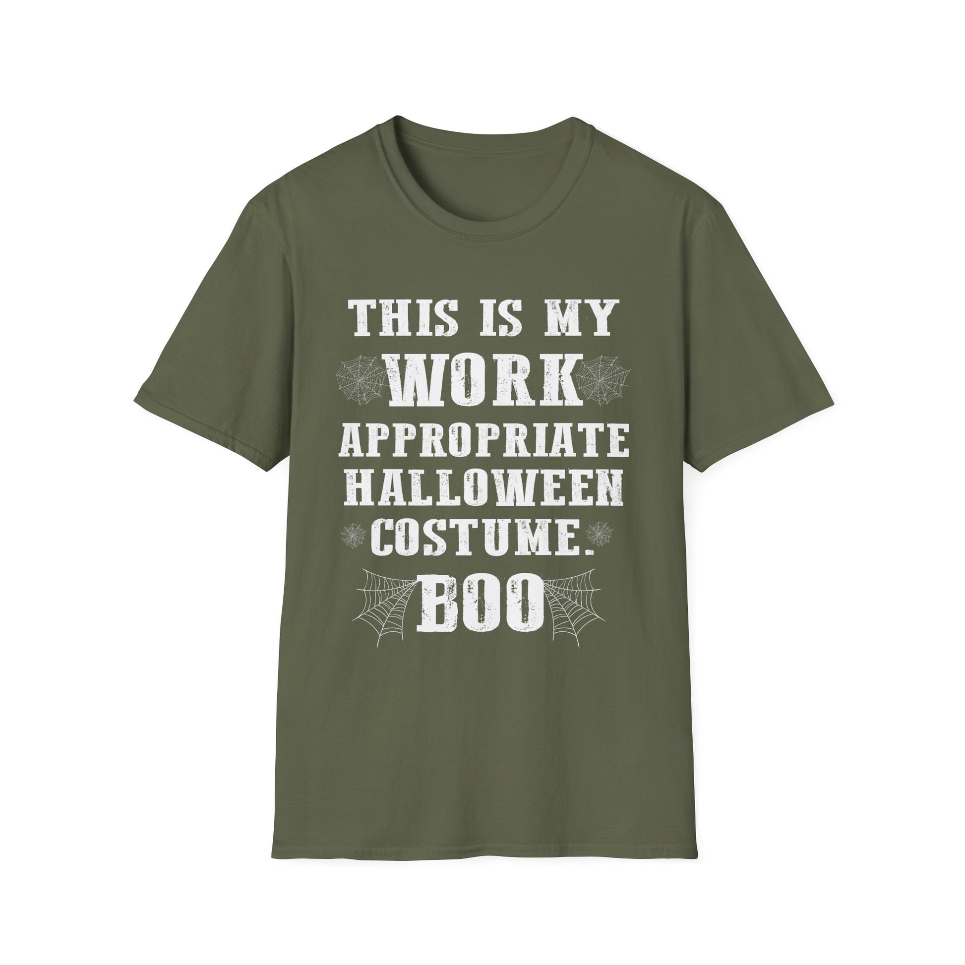 Halloween Work-Appropriate Costume T-Shirt — "This Is My Work Appropriate Halloween Costume. Boo"