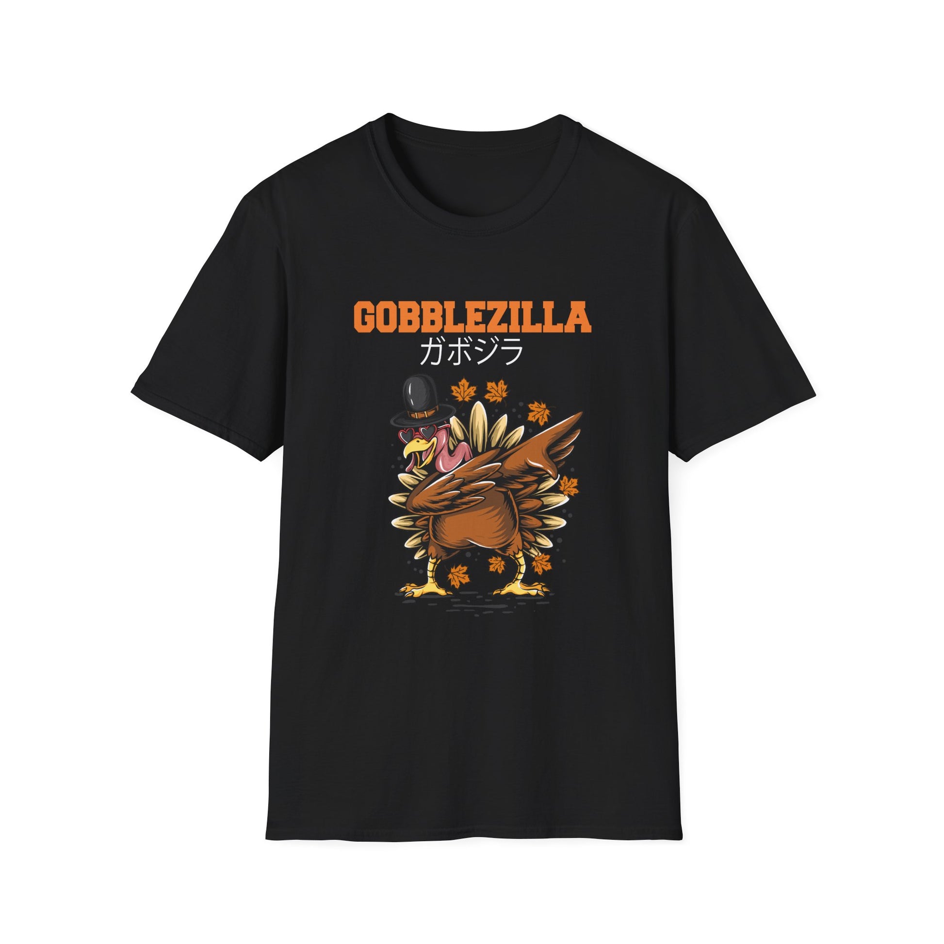 Gobblezilla Turkey T-Shirt — Funny Thanksgiving Graphic Tee  Unisex T-Shirt