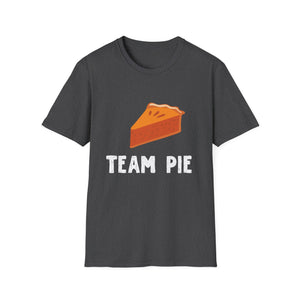 Team Pie T-Shirt — Pumpkin Pie Graphic Tee, Thanksgiving Dessert Shirt