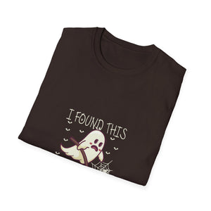 I Found This Humerus Bone Joke Funny Halloween Halloween TeeUnisex Softstyle T-Shirt