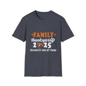 Family Thanksgiving 2025 Turkey Thanksgiving Matching  Unisex T-Shirt