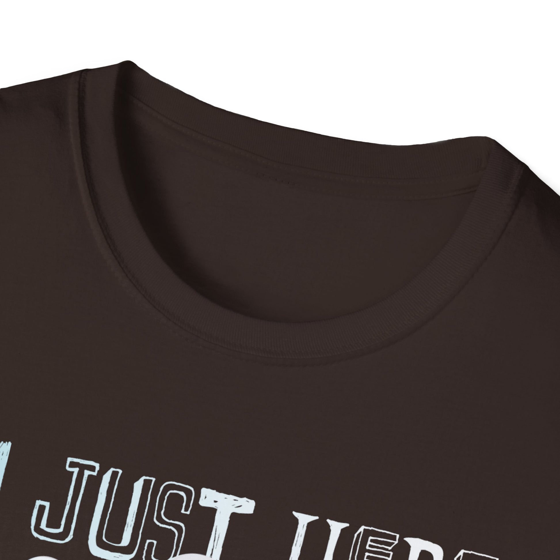 Just Here For The Boos Halloween Costume Funny Halloween Tee Unisex Softstyle T-Shirt