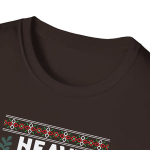 Heavy Christmas Skull T-Shirt — Santa Skull Holiday Metal Tee