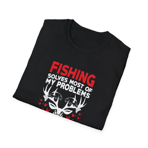 Funny Fishing And Hunting Gift Christmas Humor Hunter Cool Unisex T-Shirt