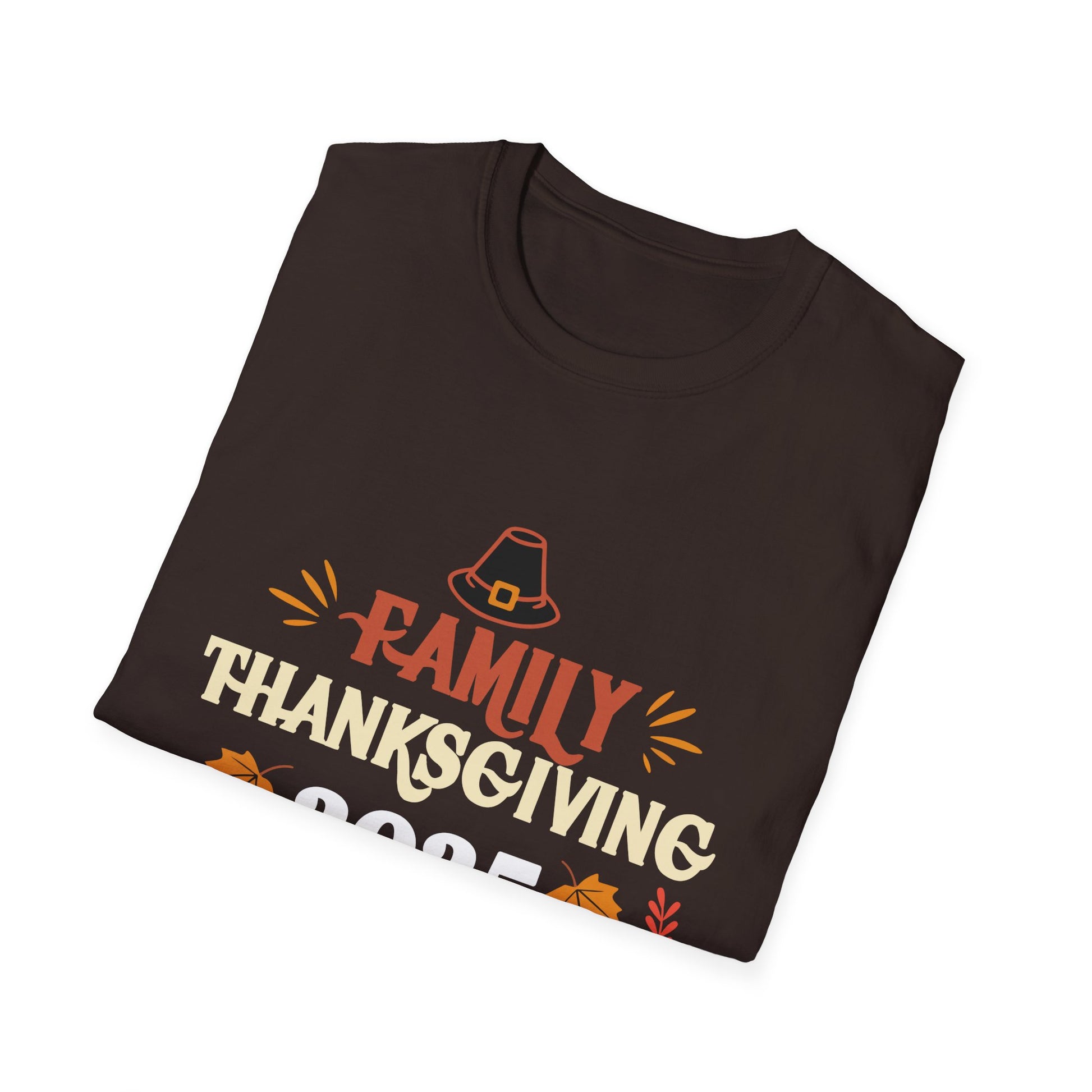 Thanksgiving T-Shirt 2025 – “Family Thanksgiving 2025: Time Spent Together Is a Blessing”  Unisex T-Shirt