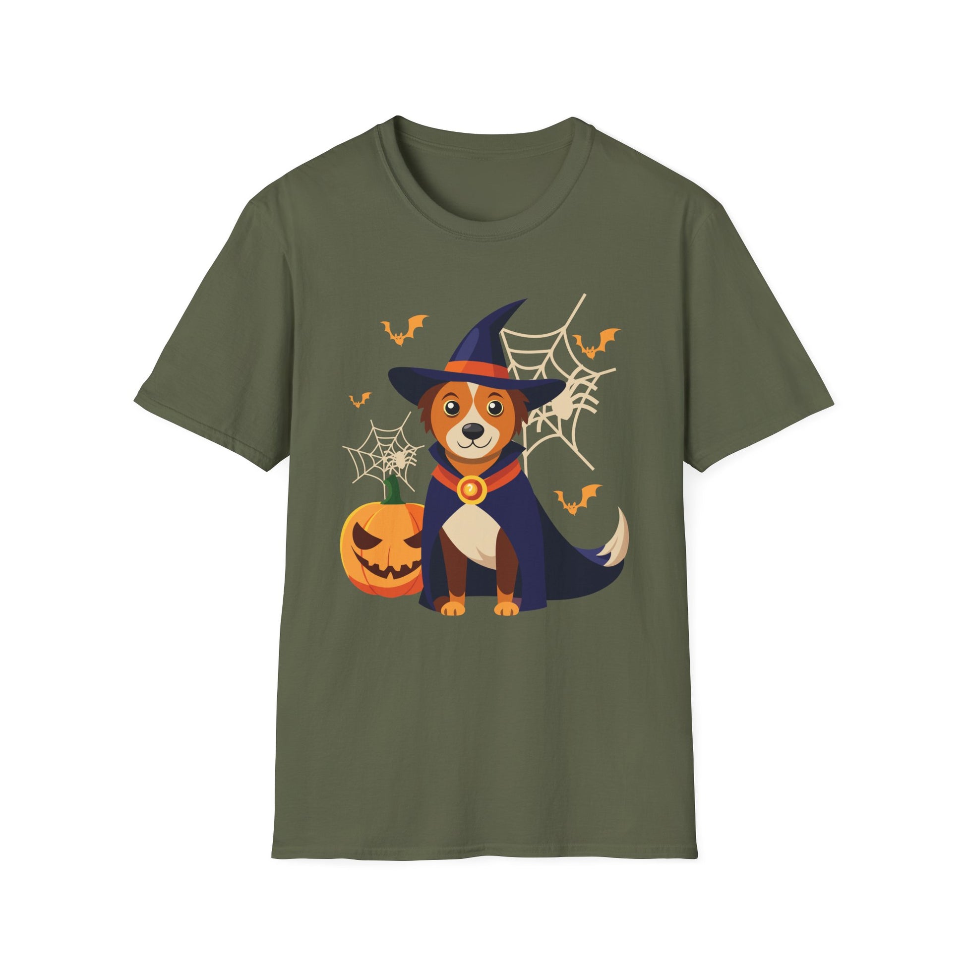 Halloween Corgi Witch T-Shirt — Cute Dog Costume Pumpkin & Spooky Vibes