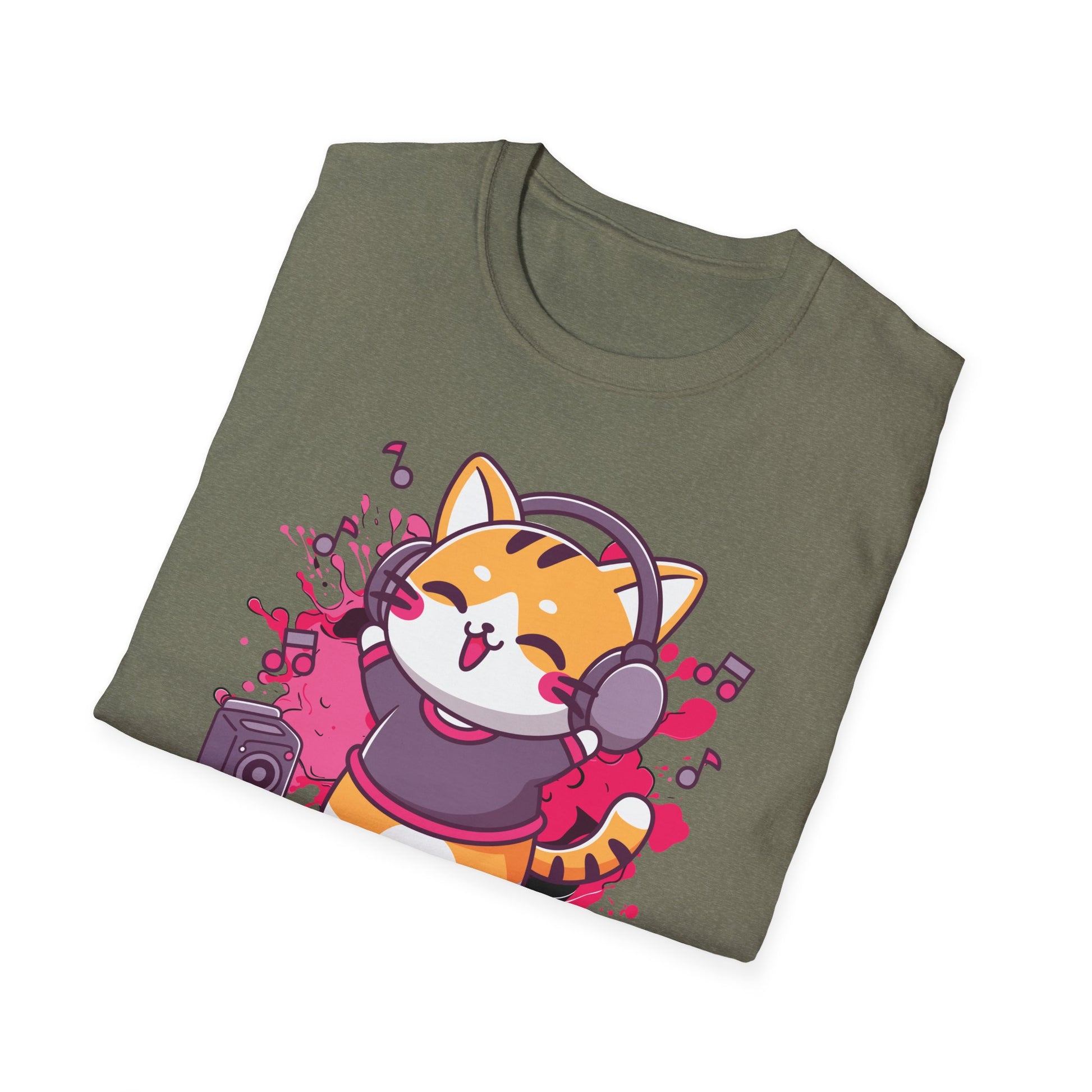 Funny Cute Cat Lover Can't hear you I'm listening to K pop Unisex T-Shirt