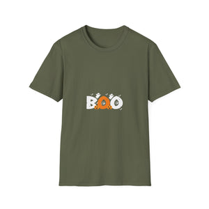 Happy Halloween - Witch Hat _ Spider - Boo - Funny Halloween Tee Unisex Softstyle T-Shirt