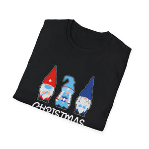 Christmas Nurse Squad T‑Shirt — Cute Gnome Holiday Tee for Nurses