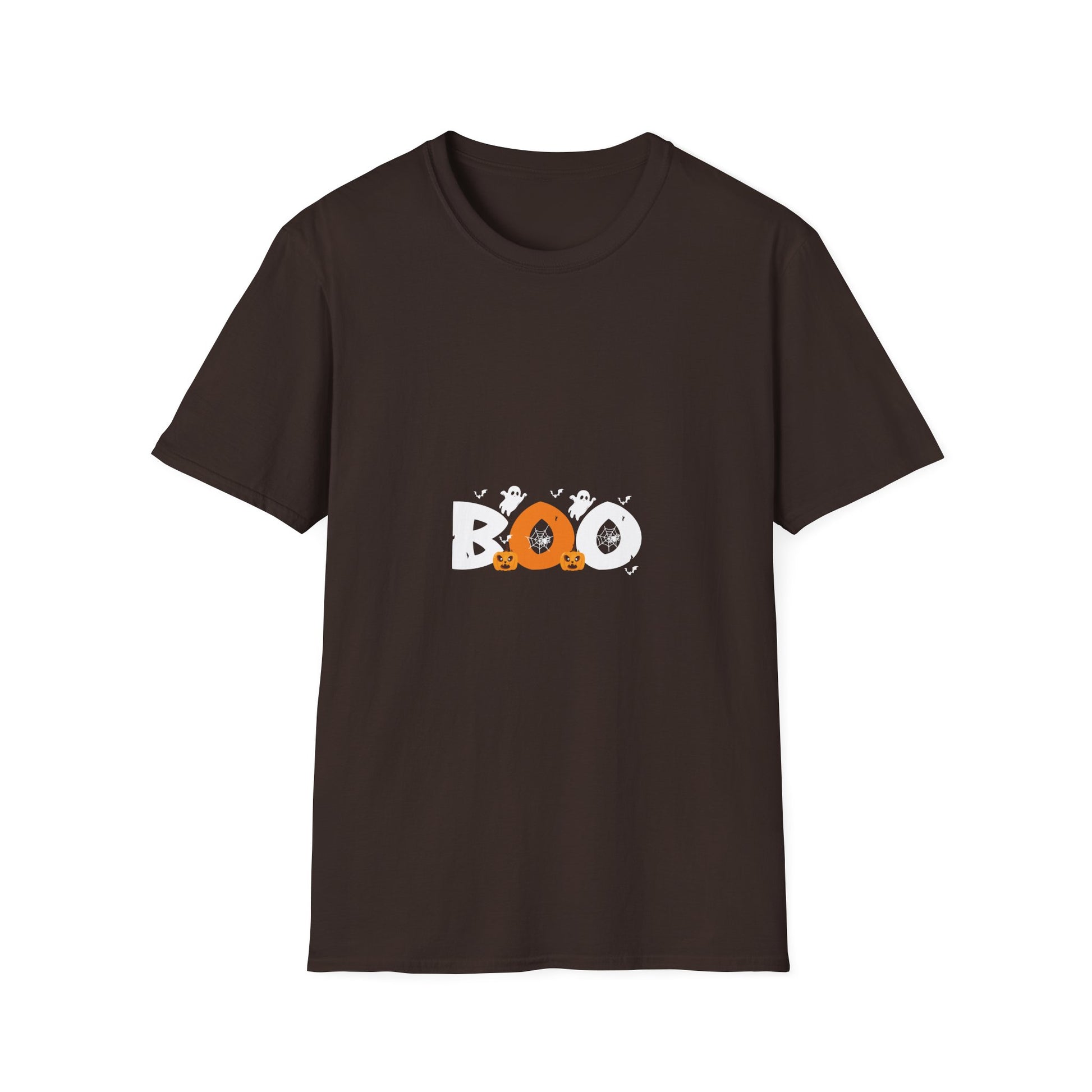Happy Halloween - Witch Hat _ Spider - Boo - Funny Halloween Tee Unisex Softstyle T-Shirt
