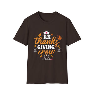 Thanksgiving Crew RN T-Shirt for Nurses  Unisex T-Shirt