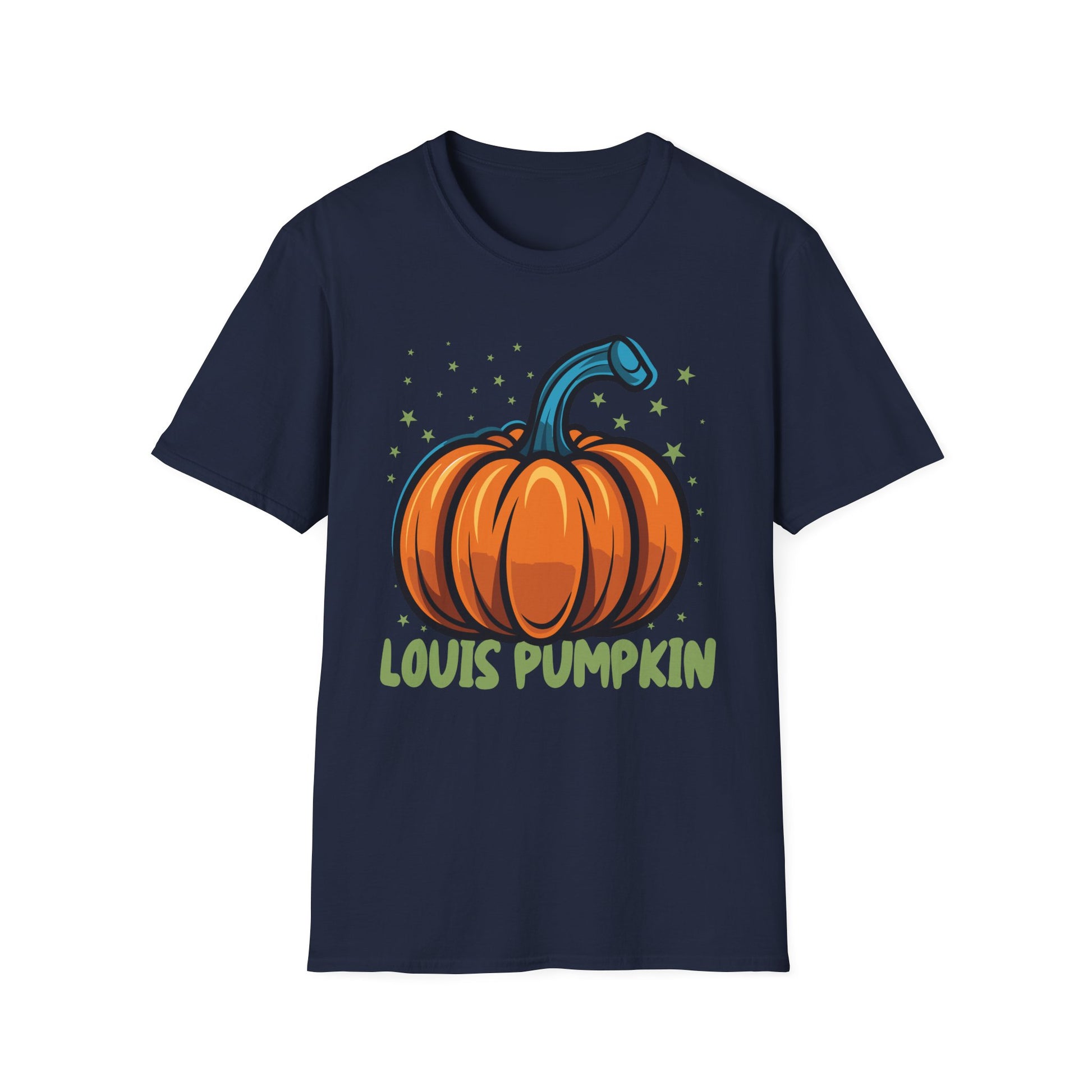 Louis Pumpkin T-Shirt — Cute Halloween Pumpkin Graphic Tee