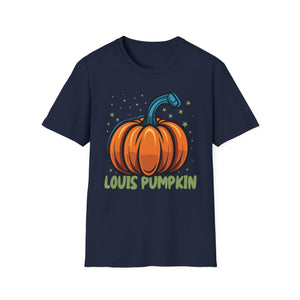 Louis Pumpkin T-Shirt — Cute Halloween Pumpkin Graphic Tee