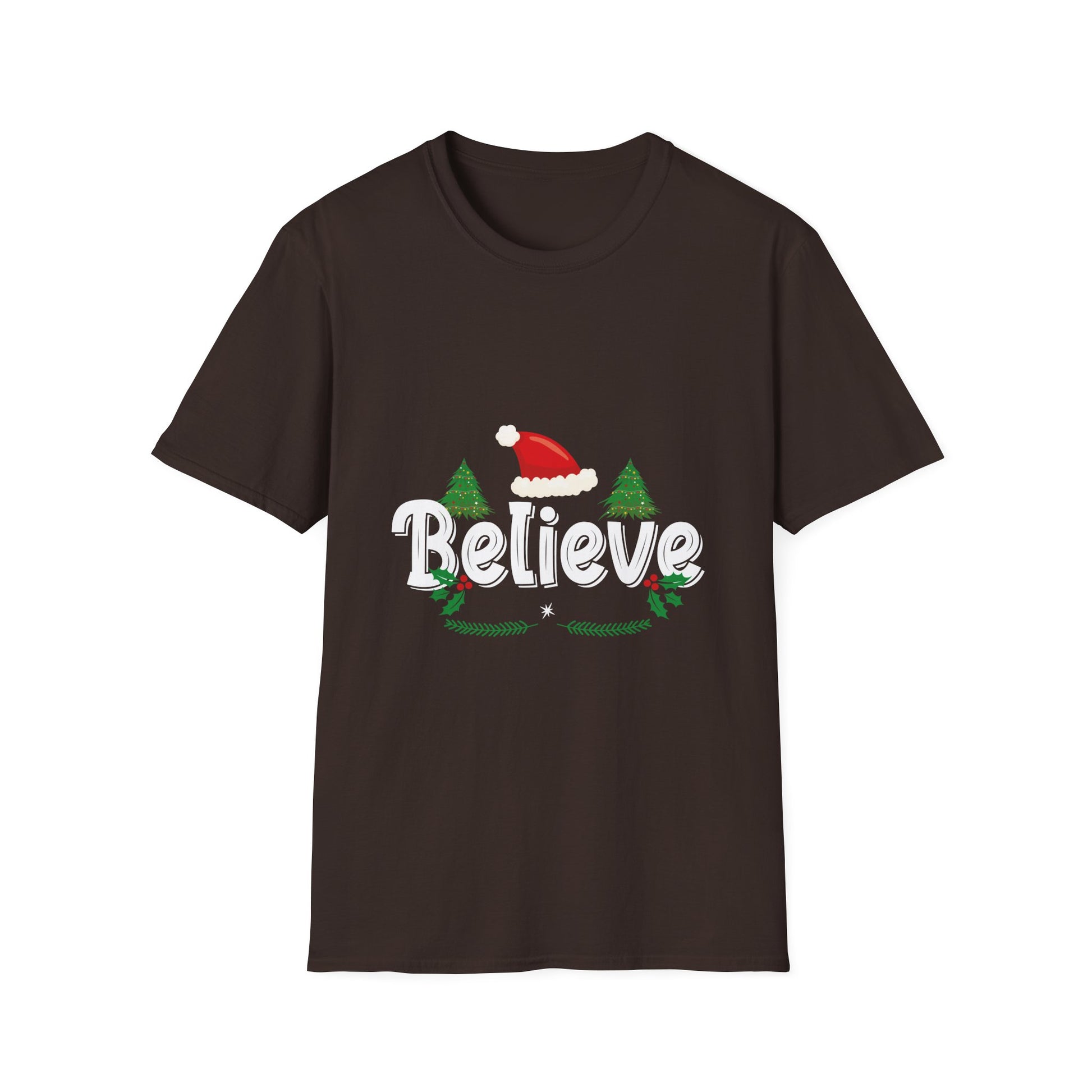 Believe Christmas Shirt Xmas Graphic  Christmas Vacation Unisex T-Shirt