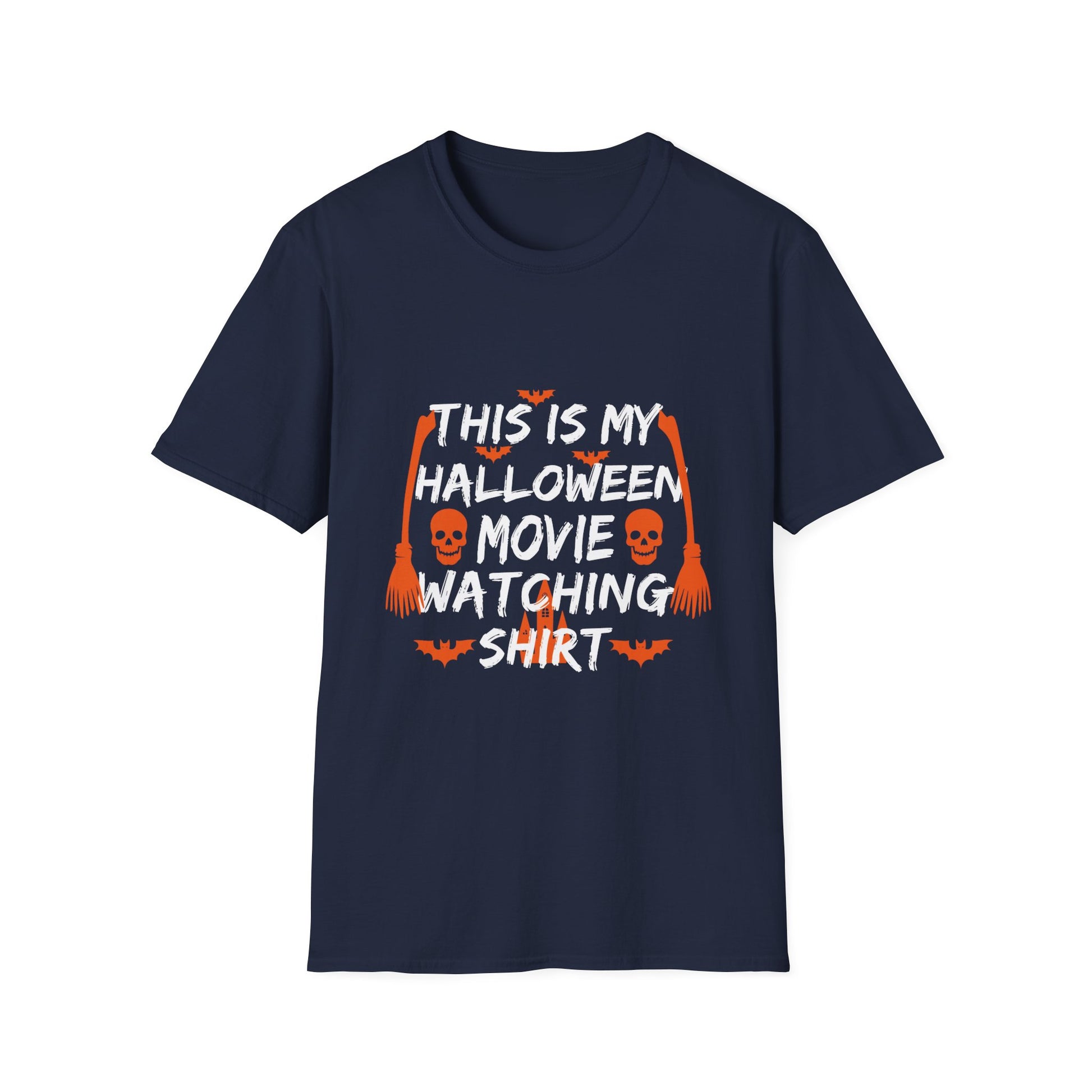 Halloween Movie Watching T-Shirt — "This Is My Halloween Movie Watching Shirt"