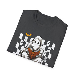 Halloween Costume spooky Books funny Ghost Lover Halloween Tee Unisex Softstyle T-Shirt