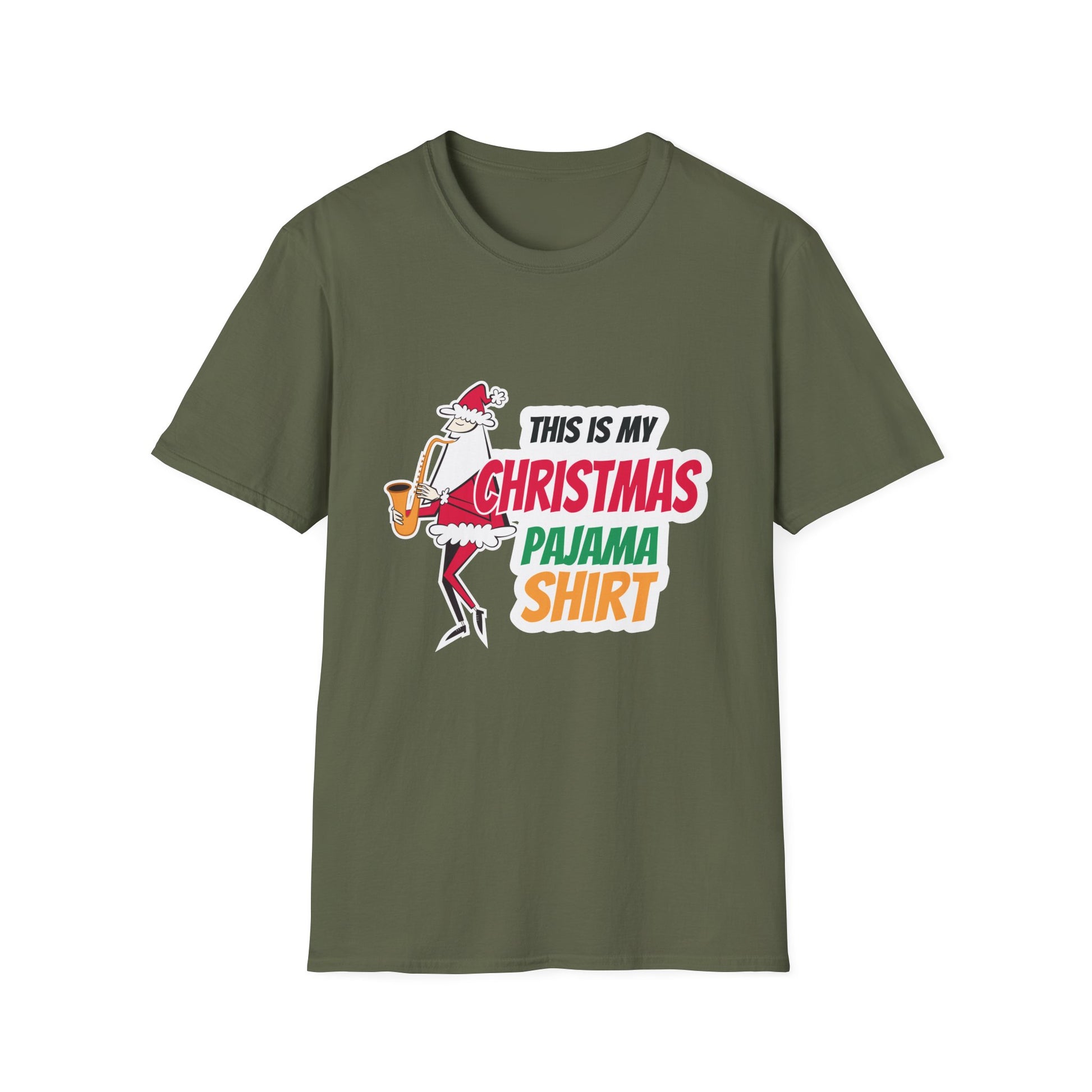 Christmas Pajama Shirt T-Shirt — "This Is My Christmas Pajama Shirt" Holiday Tee