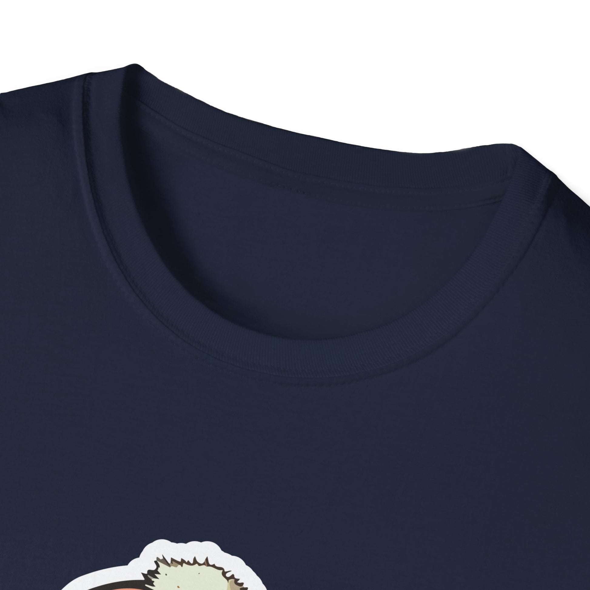 Cute Winter Squirrel T-Shirt — Cartoon Squirrel Wearing Knit Hat and Acorn