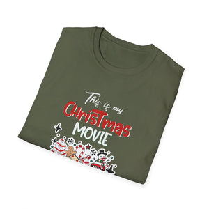 Christmas Movie Watching T-Shirt — Cozy Holiday Pajama Tee